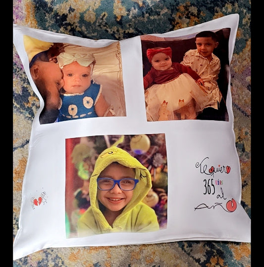 Cojín personalizado con tus fotos